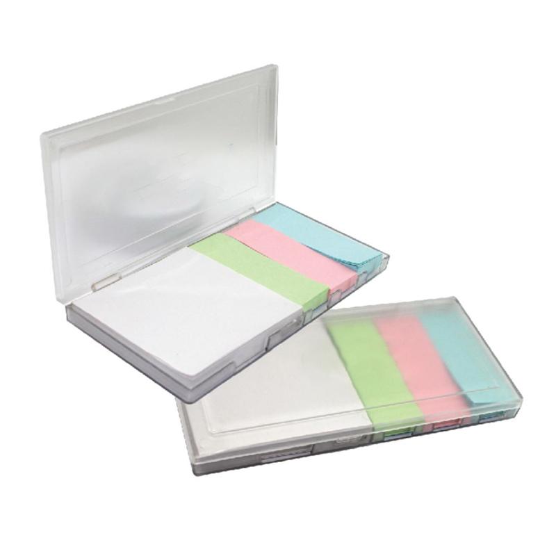 Plastic Memo Holder With Sticky Notes